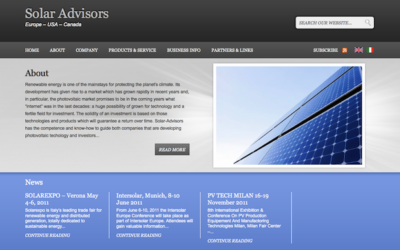 Sito istituzionale Solar-advisors.com